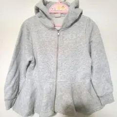 プティマイン　ペプラムパーカー