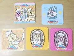 パラダイスカフェ コースター おぱんちゅうさぎ んぽちゃむ きみまろ