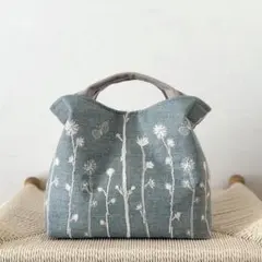 ⚮̈ミナペルホネン　ヌッピバッグ➕　choucho ＋ noppara green