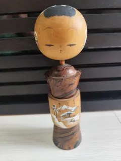 Japanese Calligraphy ヴィンテージ こけし23cm 345g - メルカリ