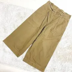 ⭐️MHL. マーガレットハウエル コットンリネン ワイドパンツ ベージュ 1
