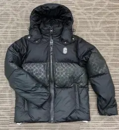【大幅最終値下げ】COACH 黒　ダウンジャケット　帽子取り外し可能 taion109chj_a.jpg