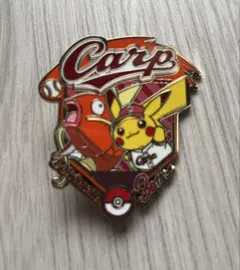 新品未開封！広島東洋カープオリジナル ポケモンピンバッジ 2個セット