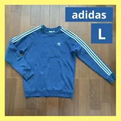 adidas トレーナー L ネイビーのサムネイル