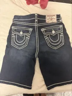 true religion ハーフパンツ　極太ステッチ　io着用のサムネイル