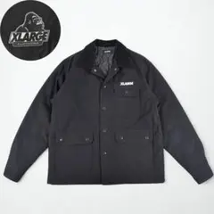 未使用級✨XLARGE ワークジャケット キルティング ロゴ刺繍 Lサイズ