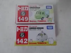 新品　すみっこぐらし　ドリームトミカ　しろくま　ぺんぎん？　車　トミカ