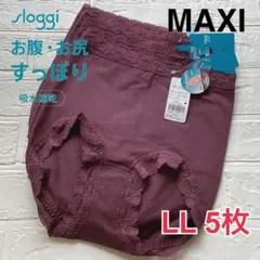 LL５枚◆トリンプ スロギーフィット マキシショーツ◆綿90％はきこみ深め