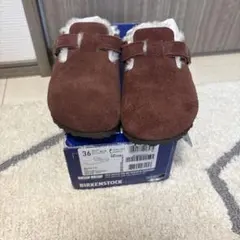 ビルケンシュトック サンダル ハラコ 牛柄 37 ボストン23cm - メルカリ