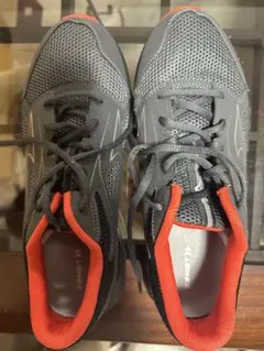 ZEMST グレー/オレンジ スニーカー 41