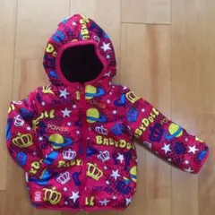 【美品】ベビードール＊100＊リバーシブル＊モコモコフリース＊パーカー＊アウターのサムネイル