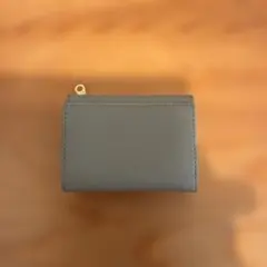 Blue Bleuet グレー　三つ折り　皮財布 美品のサムネイル