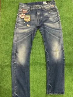 古着/W31 REPLAY ZONMAN デニムパンツ ボタンフライ - メルカリ