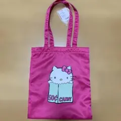 ハローキティ展　５０周年　京都限定　ピンク　トートバッグ
