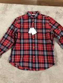 CONNOISSEUR 23HB-002 赤チェックネルシャツ