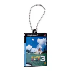 ゲームパッケージミニチュアチャーム（Playstation） みんなのGOLF3