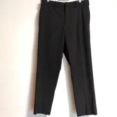 ユニクロ スマートアンクルパンツ2WAYストレッチ ウールライクM ブラック