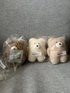 ほっこりモコモカ　マスコットキーチェーン全3種セット