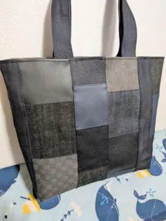 ハンドメイドトートバッグ(横長タイプ) B-18