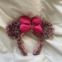 【ディズニー 】ミニー カチューシャ　ヒョウ柄　レア　廃盤