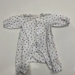 familiar カラフル模様 長袖ロンパース 60