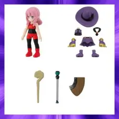 ガシャポンクエスト エルフ(#-A) 妖精の平服(＃) 初心者魔法使いセット(＃
