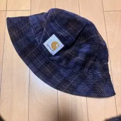 carhartt wip チェック柄　コーデュロイ　バケットハット