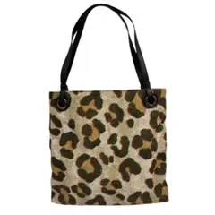 ear PAPILLONNER トートバッグ レオパード柄 A4対応バック