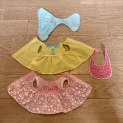 メルちゃん 服 スタイ おむつ 세트