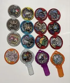 妖怪ウォッチ 妖怪メダル・アーク16枚セット