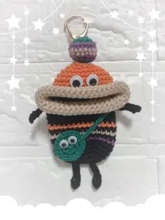 パクパクモンスター小物入れ (ハロウィンカラー)