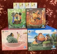 一番くじ　ワンピース フィギュアA〜C賞+ラストワン賞4体セット【オマケ付】