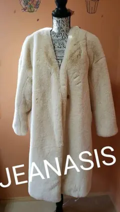 JEANASIS ジーナシス フェイクファーコート　美品