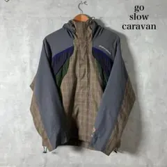 go slow caravan チェック 切り替えし ナイロンジャケット R15のサムネイル
