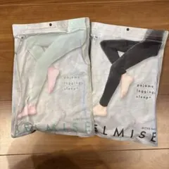 BELMISE パジャマレギンス M 2色セット