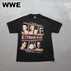 WWE 良品 WWE USA生地 Tシャツ A1229 黒 Extreme