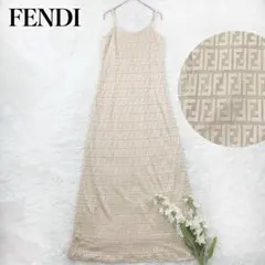 FENDIズッカ柄キャミソールワンピース - メルカリ