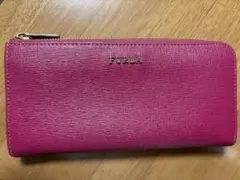 FURLA フルラ　ピンク　長財布　中古品