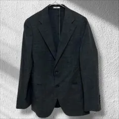 スーツセレクト　テーラードジャケット　ウール　リネン　 サマージャケット
