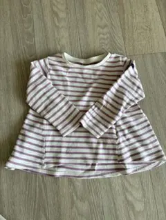 プティマイン100ストライプチュニックトップ