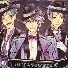 ❷ツイステ　オクタヴィネル寮　クッション