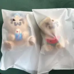TWS PLUSH KEYRING BEAR CAT ぬいぐるみキーリング - メルカリ
