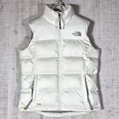 ​激レア✨ノースフェイス ヌプシ ダウンベスト 白 700フィル レディース M