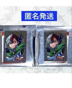 ヒロアカ　ジャンプフェスタ　パブミラー風アクリルステッカー　轟焦凍　2点