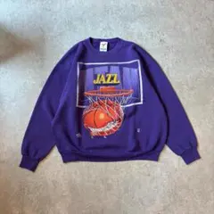 90s USA製 ARTEX NBA ユタジャズ スウェット XLのサムネイル