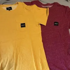HUF ハフ　Tシャツ　カラーシャツ　Mサイズ　2枚セット売り