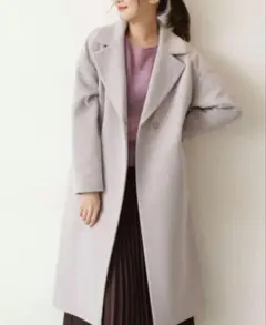 NATURAL BEAUTY BASIC ロングコート イタリア製生地