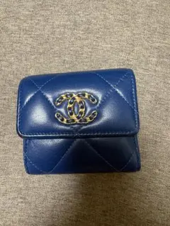 CHANEL シャネル 19 ディズヌフ ラムスキン 三つ折り財布 - メルカリ