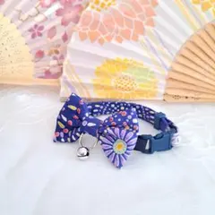 ぷっくりダブルリボン♡猫ちゃん首輪♡ 花火 - メルカリ