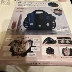 HELLO KITTY ZUBORA COSME POUCH ブラック（X4）
